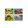 Melissa & Doug Wooden Jigsaw Puzzles in a Box Dinosaurs