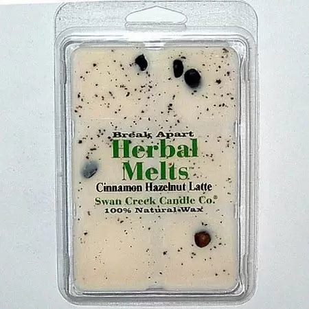 Swan Creek Candle Break-Apart Drizzle Melt Cinnamon Hazelnut White