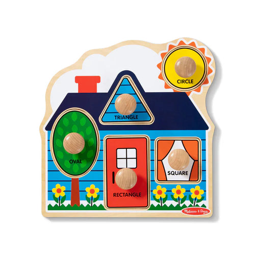 Melissa & Doug First Shapes Jumbo Peg Puzzle