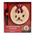 Pearhead Wooden Pawprints Ornament