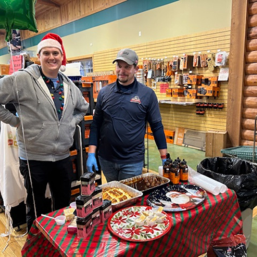 Prairieland Feed staff hosting a tabling event
