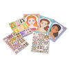 Melissa & Doug Make-a-Face Sticker Pad - Sparkling Princesses