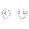 Montana Silversmiths Women's Lightfoot Horseshoe Earrings Silver