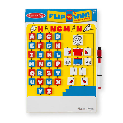 Melissa & Doug Flip-to-Win Hangman Travel Game