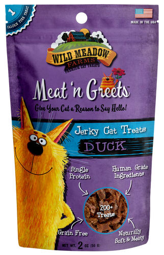 Wild Meadow Meat 'N Greets Duck Cat Treats