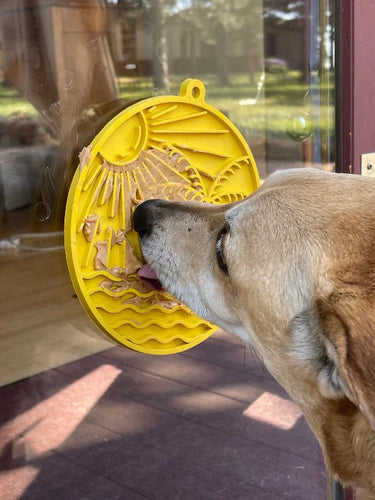 SodaPup Sun N' Sea Emat Enrichment Lick Mat With Suction Cups