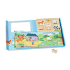 Melissa & Doug Book & Puzzle Play Set : On the Farm