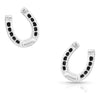 Montana Silversmiths Small Silver Horseshoe Earrings