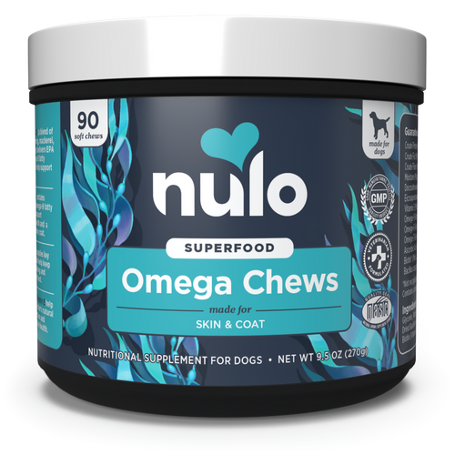 Nulo Superfood Omega Skin & Coat Soft Chew Supplement for Dogs