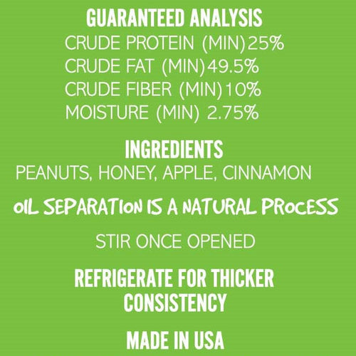 SodaPup Dogtastic Gourmet Peanut Butter for Dogs - Apple & Honey Flavor