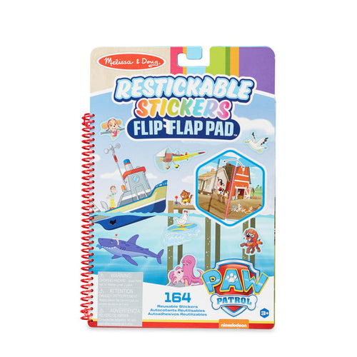 Melissa & Doug PAW Patrol Restickable Stickers Flip-Flap Pad