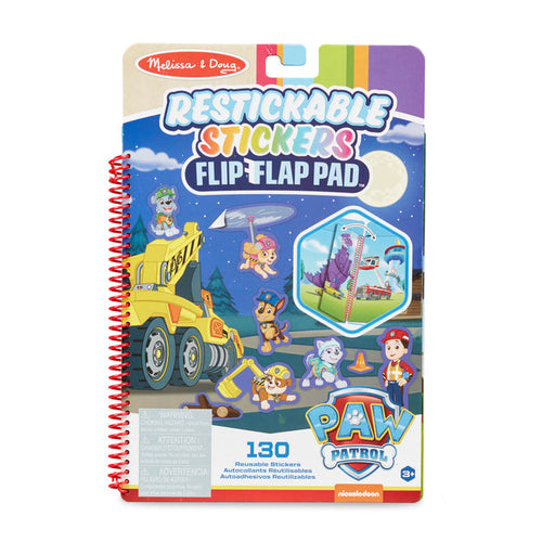 Melissa & Doug PAW Patrol Restickable Stickers Flip-Flap Pad