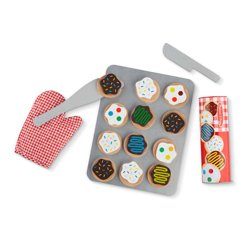 Melissa & Doug Slice and Bake Cookie Set - Wooden Play Food