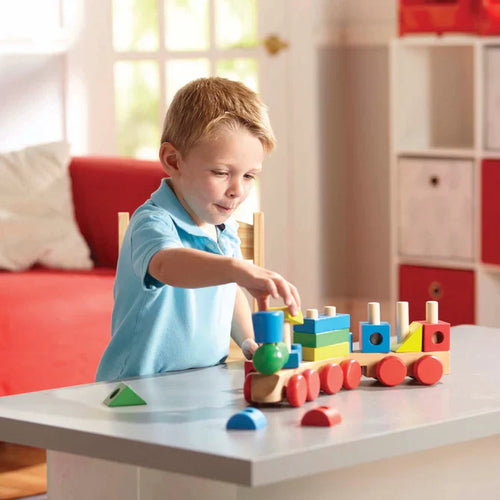 Melissa & Doug Stacking Train Toddler Toy