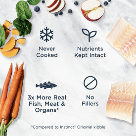 Nature's Variety Instinct Raw Frozen Pollock Bites Cat Food
