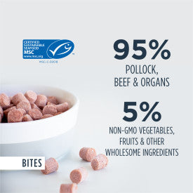 Nature's Variety Instinct Raw Frozen Pollock Bites Cat Food