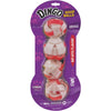 Dingo Goof Balls Chicken Braided Ball 1.5 In. Rawhide Chew, (4-Pack)