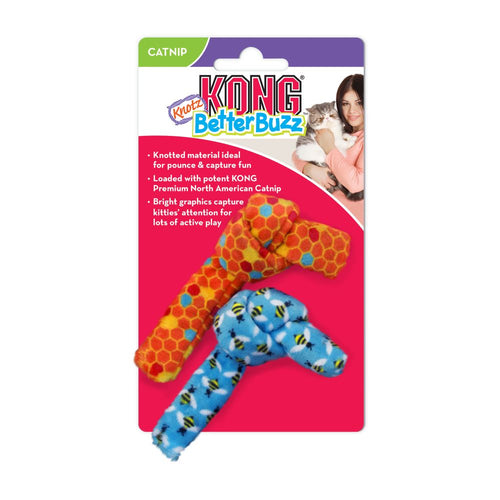 Kong Better Buzz Knotz 2-pk Cat Toys