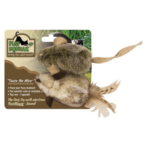 PLAY-N-SQUEAK MOUSE TOYS