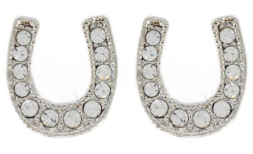 Montana Silversmiths Crystal Clear Stuck on Luck Post Earrings