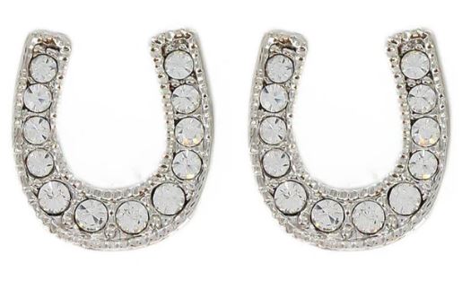 Montana Silversmiths Crystal Clear Stuck on Luck Post Earrings