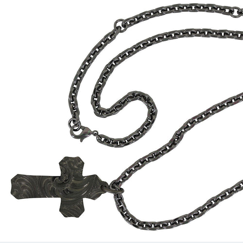 Montana Silversmiths Faded Glory Cross Necklace