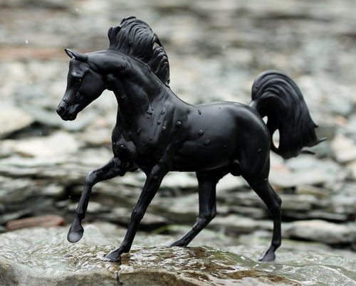 Breyer The Black Stallion Horse & Book Action Figure Set