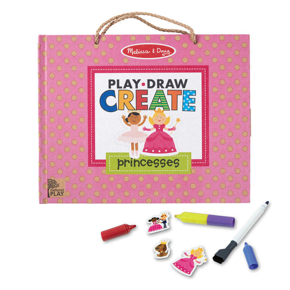Melissa & Doug Natural Play: Play, Draw, Create Reusable Drawing & Magnet Kit