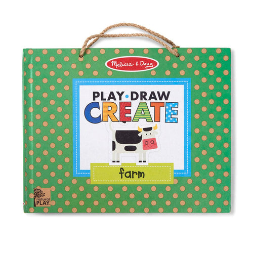 Melissa & Doug Natural Play: Play, Draw, Create Reusable Drawing & Magnet Kit