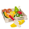 Melissa & Doug Cutting Fruit Set - Wooden Play Food