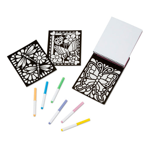 Melissa & Doug Magic Velvet Butterfly Scenes - On the Go Travel Activity