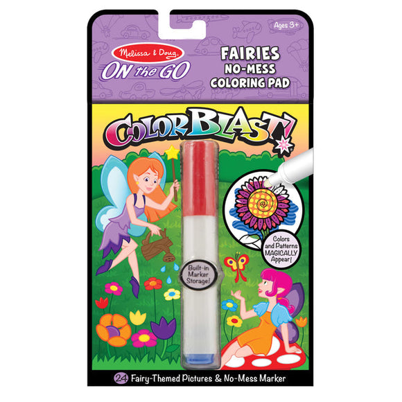 Melissa & Doug On the Go ColorBlast No-Mess Coloring Pad - Fairies