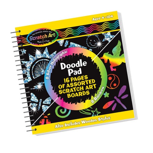 Melissa & Doug Scratch Art® Doodle Pad Book