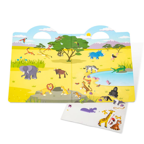 Melissa & Doug Puffy Sticker Play Set - Safari