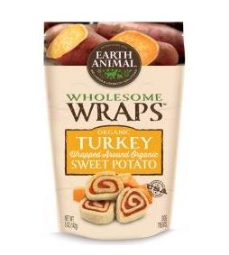 Earth Animal Turkey & Sweet Potato Wraps Dog Treat
