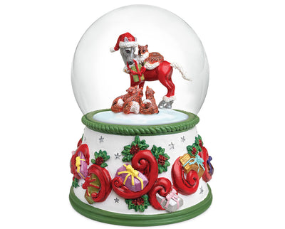 Breyer Holiday Musical Snow Globe