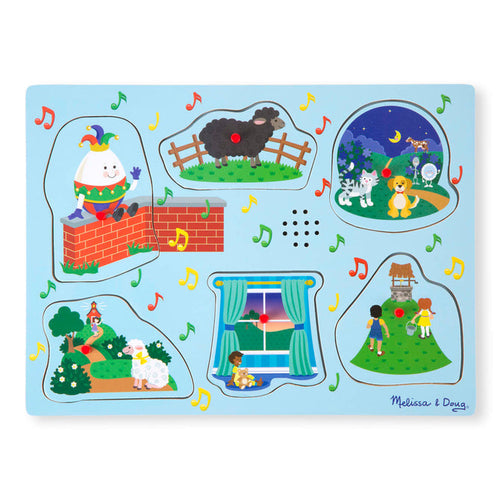 Melissa & Doug Sing-Along Nursery Rhymes Sound Puzzle