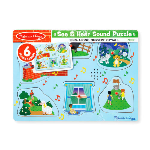 Melissa & Doug Sing-Along Nursery Rhymes Sound Puzzle