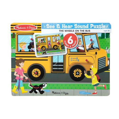 Melissa & Doug The Wheels on the Bus Sound Puzzle