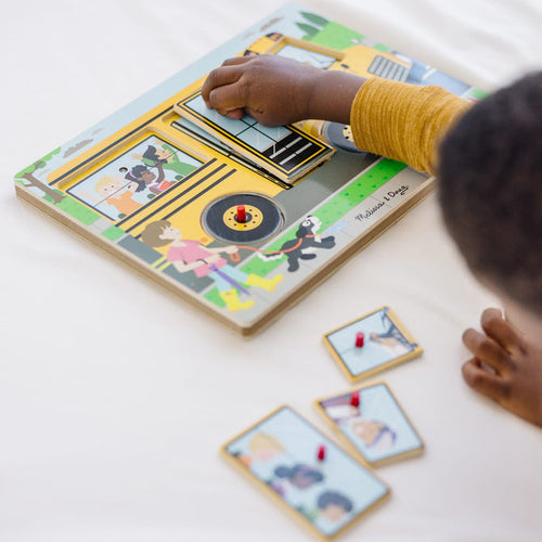 Melissa & Doug The Wheels on the Bus Sound Puzzle