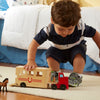 Melissa & Doug Horse Carrier Wooden Vehicles Play Set