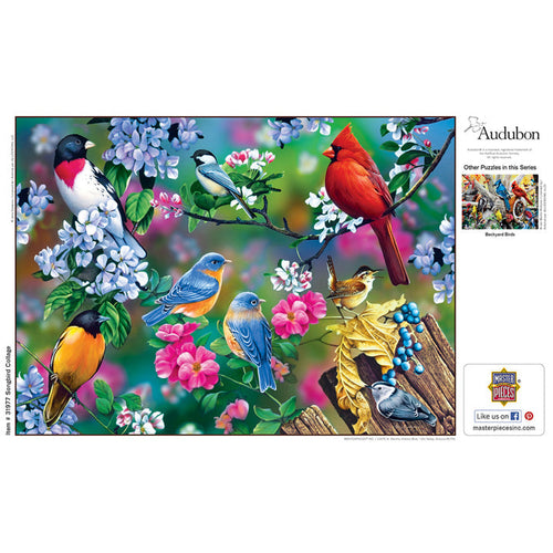 MasterPieces Audubon Songbird Collage 1000 Piece Puzzle