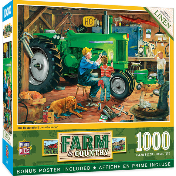 MasterPieces Farm & Country - The Restoration 1000 Piece Puzzle