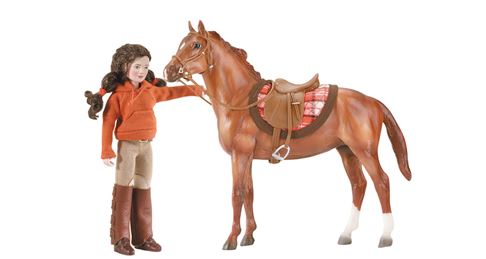 Breyer The Saddle Club Lisa And Prancer Gift Set