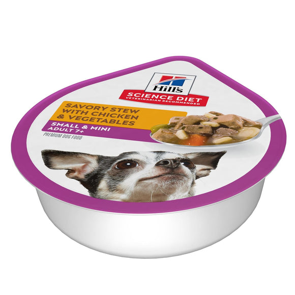 Hill's Science Diet Small Paws Savory Stew with Chicken & Vegetables Dog Food