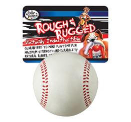 Four Paws Rough & Rugged Baseball Dog Toy