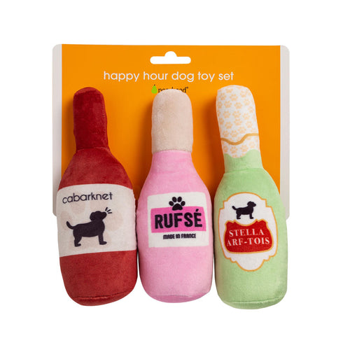 Pearhead Happy Hour Dog Toy Set