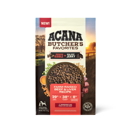 ACANA Butcher's Favorites Farm-Raised Beef & Liver Recipe Dry Dog Food