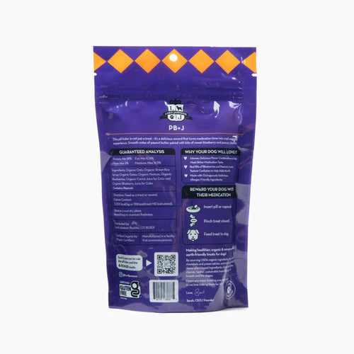 Lord Jameson PB+J Organic Pill Hider Dog Treats
