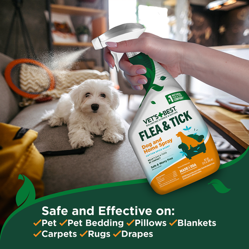 Vet's Best® Flea & Tick Dog & Home Spray – Cotton Spice Scent